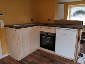 2022-01-18 Das wird die Küche im Apartment Ponderosa.