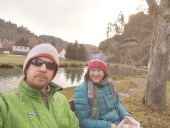 2020-11-21 Die tägliche Mittagspause an der Wiesent.