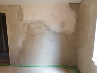 2021-04-03 Endlich geht's ans Wände-Verputzen!