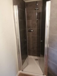 2021-09-29 Die Dusche - fast fertig!