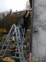 2021-11-02 Balkon-Aufbautag!