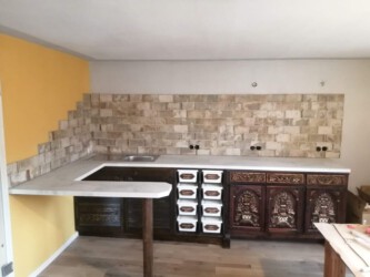 2022-02-01 Die Gemeinschaftsküche nimmt Gestalt an.