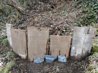 2022-02-22 Der Kompost ist angelegt.